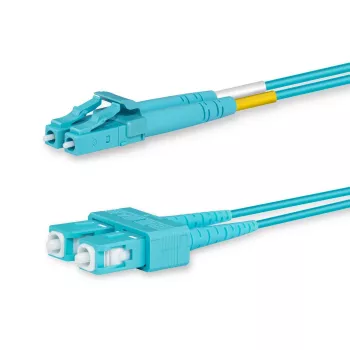 Lanview LVO231303 optiskā šķiedra InfiniBand/fibre optic kabelis 2 m 2x LC 2x SC akvamarīna krāsā