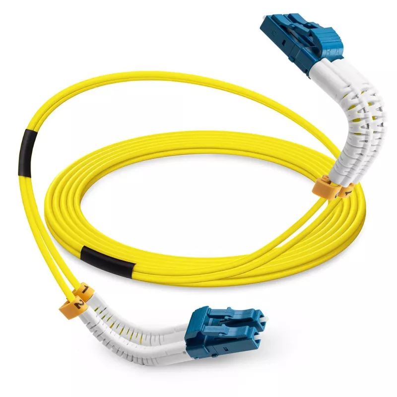 Lanview LVO2314005-FLEX optiskais kabelis LC/LC 0.5 m dzeltens