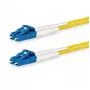 Lanview LVO231406 optiskās šķiedras kabelis 1 m 2x LC dzeltens