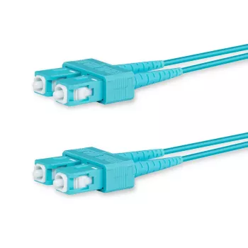 Lanview LVO231476 optiskās šķiedras kabelis 10 m 2x SC zilganzaļš