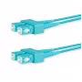 Lanview LVO231476 optiskās šķiedras kabelis 10 m 2x SC zilganzaļš