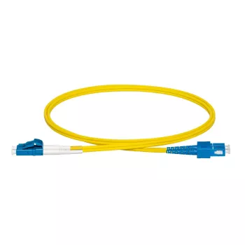 Lanview LVO231492 optiskā šķiedra kabelis 2 m 2x LC 2x SC dzeltens