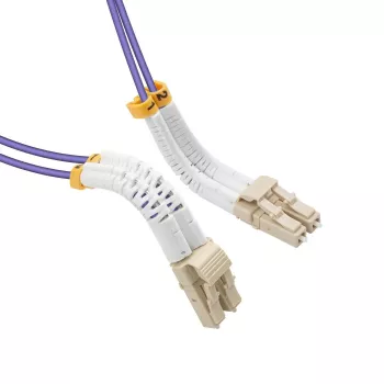 Lanview LVO2318005-FLEX InfiniBand/optiskās šķiedras kabelis 0.5 m LC LC/LC violets