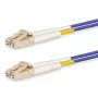 Lanview LVO231810 optiskā šķiedras kabelis OM4 1 m 2x LC violets