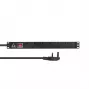 Lanview LVR-3MUK-SW-UK6 strāvas sadales bloks (PDU) 6 AC kontaktligzdas 1,4U Melns