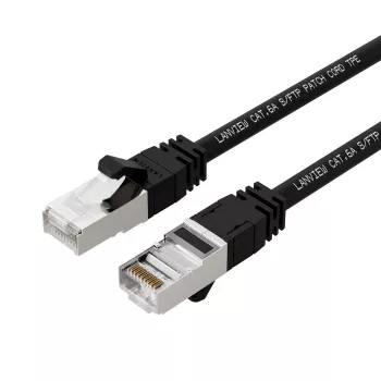 Lanview LV-SFTP6A015B tīkla kabelis 1.5 m melns S/FTP (S-STP) Cat6A
