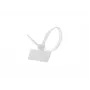 Lanview LVT551140 kabeļu saite, paralēlā ievade, plastmasa, balta, 100 gab.