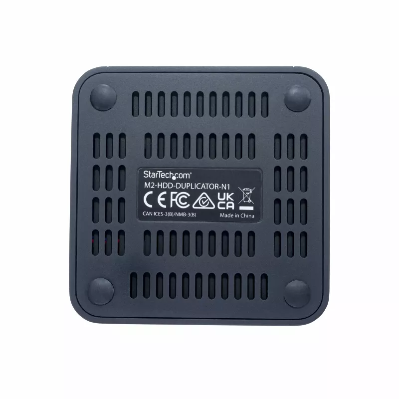 StarTech.com 1:1 M.2 NVMe disku dublikators, autonoms M.2 SSD klonētājs/kopētājs līdz 90GB/min, USB 3.2 20Gbps M.2 divu slotu disks, iekļauti USB-C/A kabeļi