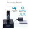StarTech.com 1:1 M.2 NVMe disku dublikators, autonoms M.2 SSD klonētājs/kopētājs līdz 90GB/min, USB 3.2 20Gbps M.2 divu slotu disks, iekļauti USB-C/A kabeļi
