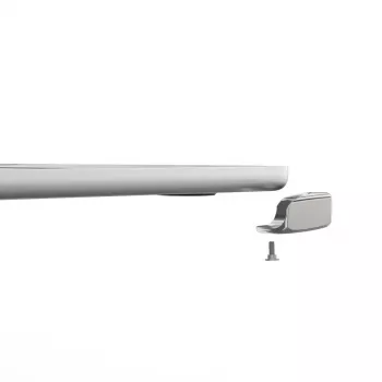 Compulocks Ledge slota adapteris MacBook Air 13 collu M2 un M3 ar atslēgas slēdzeni, sudrabs