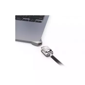 Compulocks Ledge slota adapteris MacBook Air 13 collu M2 un M3 ar atslēgas slēdzeni, sudrabs