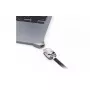 Compulocks Ledge slota adapteris MacBook Air 13 collu M2 un M3 ar atslēgas slēdzeni, sudrabs