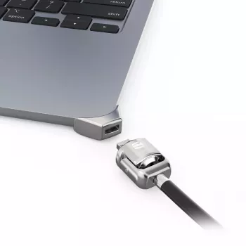 Compulocks Ledge adapter MacBook Air 15 inch M2 M3 atslēgas kabeļa slēdzenei sudraba