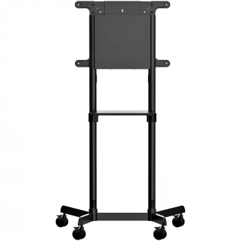 StarTech.com Mobilais TV Karters - Pārnēsājams Ripojošs TV Statīvs 37-70 collu VESA Displejam (70 kg) - TV Statīvs ar Plauktu un Uzglabāšanas Nodalījumu - Rotējams/Slīpējams Displejs - Universāls TV Kronšteins uz Riteņiem