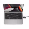 Compulocks Ledge Lock Adapter MacBook Pro 14 coll M1 M2 M3 Sudraba