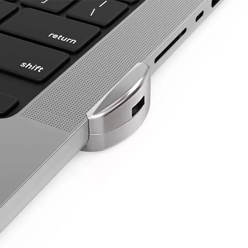 Compulocks Ledge Lock Adapter MacBook Pro 14 coll M1 M2 M3 Sudraba