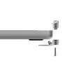 Compulocks Ledge Lock Adapter MacBook Pro 14 coll M1 M2 M3 Sudraba