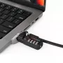 Compulocks Ledge Lock Adapter MacBook Pro 14 coll M1 M2 M3 Sudraba