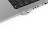 Compulocks Ledge Lock Adapter MacBook Pro 16 inch M1 M2 M3 kombinētās slēdzenes adapteris, sudrabs