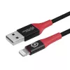Microconnect MC-ALIGHTNING-SC Lightning kabelis 1.5 m Melns