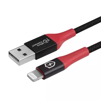 Microconnect MC-ALIGHTNING-SC Lightning kabelis 1.5 m Melns