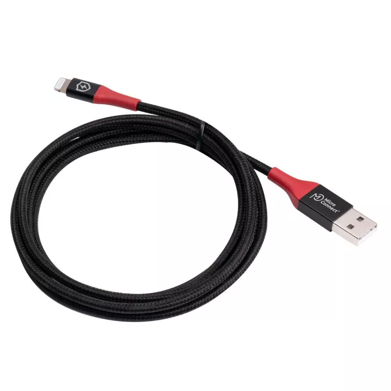 Microconnect MC-ALIGHTNING-SC Lightning kabelis 1.5 m Melns