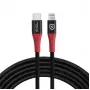 Microconnect MC-CLIGHTNING-SC Lightning kabelis 1.5 m Melns