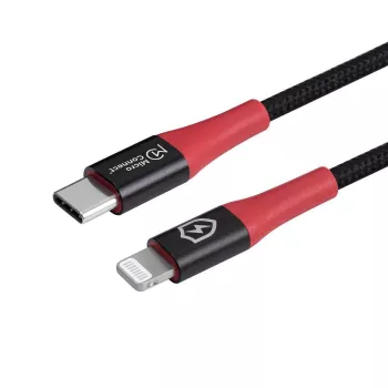 Microconnect MC-CLIGHTNING-SC Lightning kabelis 1.5 m Melns