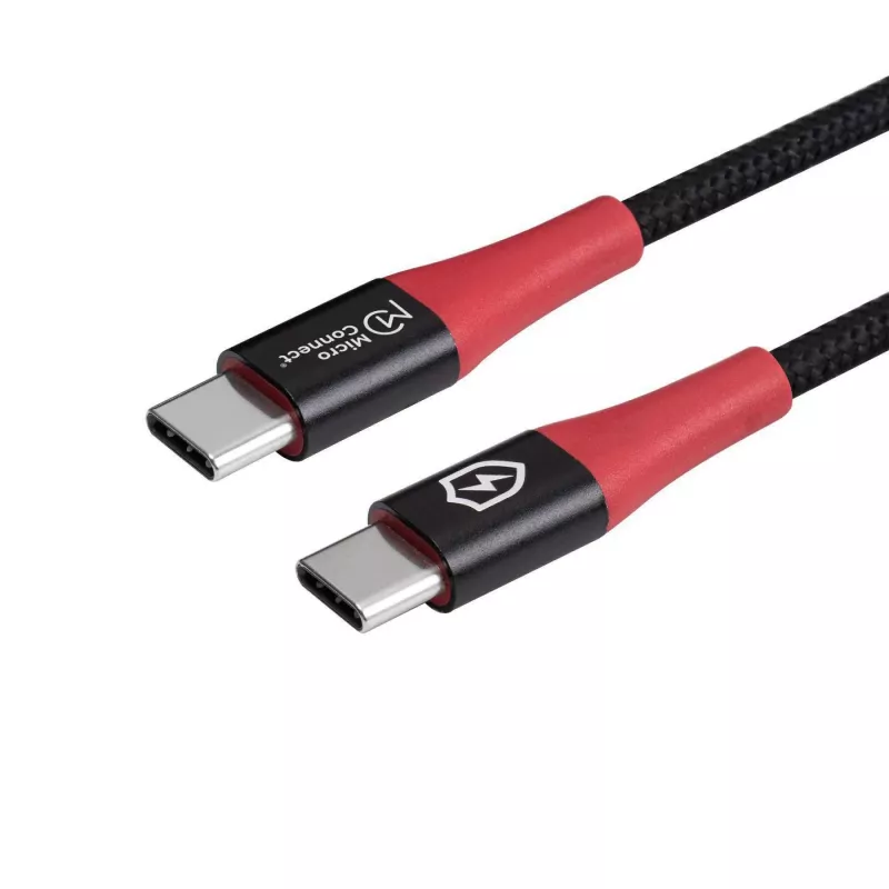 MicroConnect MC-CUSBC-SC USB-C kabelis 1.5 m Melns – uzlādes kabelis bez datu pārraides