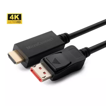 Microconnect MC-DP-HDMI-0504K video kabeļa adapteris 0.5 m DisplayPort Melns