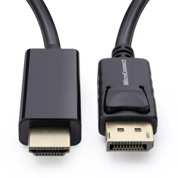 Microconnect MC-DP-HDMI-150 video kabeļa adapteris 1.5 m DisplayPort Melns