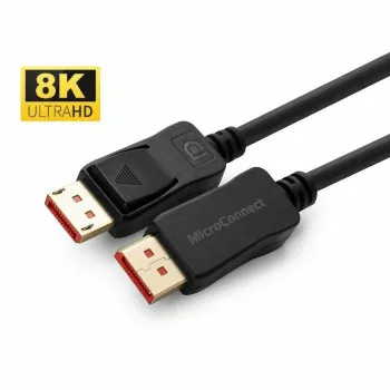Microconnect MC-DP-MMG-050V1.4 DisplayPort kabelis 0.5 m Melns