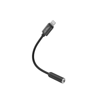 Microconnect MC-LIGHTJACK3.5 kabeļa dzimuma pārveidotājs Lightning uz 3.5 mm, melns