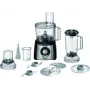 Virtuves kombains Bosch MCM3PM386 — 900 W motors, 2.3 L bļoda, melns/caurspīdīgs