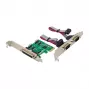 MicroConnect MC-PCIE-MCS1P2S iekšējā PCIe x1 karte ar vienu paralēlo DB25 un diviem seriālajiem DB9 portiem