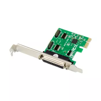 MicroConnect MC-PCIE-MCS1P2S iekšējā PCIe x1 karte ar vienu paralēlo DB25 un diviem seriālajiem DB9 portiem