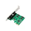 MicroConnect MC-PCIE-MCS1P2S iekšējā PCIe x1 karte ar vienu paralēlo DB25 un diviem seriālajiem DB9 portiem
