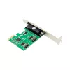 MicroConnect MC-PCIE-MCS1P2S iekšējā PCIe x1 karte ar vienu paralēlo DB25 un diviem seriālajiem DB9 portiem