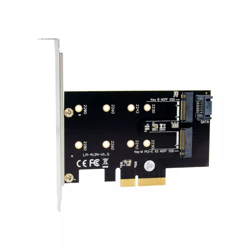 Microconnect MC-PCIE-SSDADAPTER iekšējā saskarnes karte M.2 NVMe/SATA