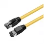 Microconnect MC-SFTP8005Y tīkla kabelis Dzeltens 0.5 m Cat8.1 S/FTP (S-STP)