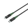 Microconnect MC-SMART USB C-L-1 Lightning kabelis 1 m Melns, Zaļš