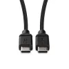 Microconnect MC-USB2.0CC2 USB 2.0 kabelis, USB-C ligzda, 2 m, melns