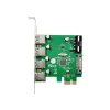 MicroConnect MC-USB3.0-F3B1 iekšējā USB 3.2 Gen 1 PCIe adaptera karte