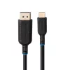 Video kabeļa adapteris MicroConnect MC-USBCDP05 0,5 m USB Type-C uz DisplayPort Melns