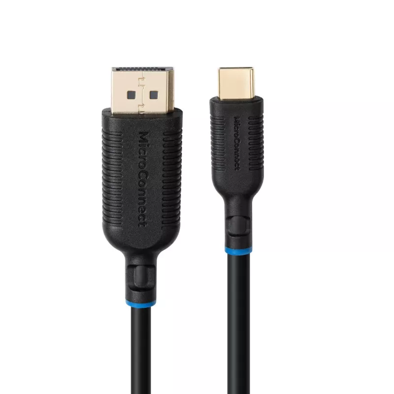 Video kabeļa adapteris MicroConnect MC-USBCDP05 0,5 m USB Type-C uz DisplayPort Melns