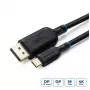 Microconnect MC-USBCDP5 video kabeļa adapteris 5 m USB Type-C uz DisplayPort Melns