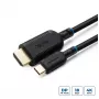 Microconnect MC-USBCHDMI1 video kabeļa adapteris 1 m HDMI Type A (Standard) USB Type-C Melns