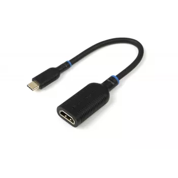 Microconnect MC-USBCHDMI-A USB-C uz HDMI adapteris 0.2 m Melns
