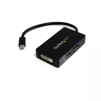 StarTech.com ceļojumu A/V adapteris: 3-in-1 Mini DisplayPort uz DisplayPort, DVI vai HDMI pārveidotājs