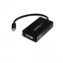 StarTech.com ceļojumu A/V adapteris: 3-in-1 Mini DisplayPort uz DisplayPort, DVI vai HDMI pārveidotājs